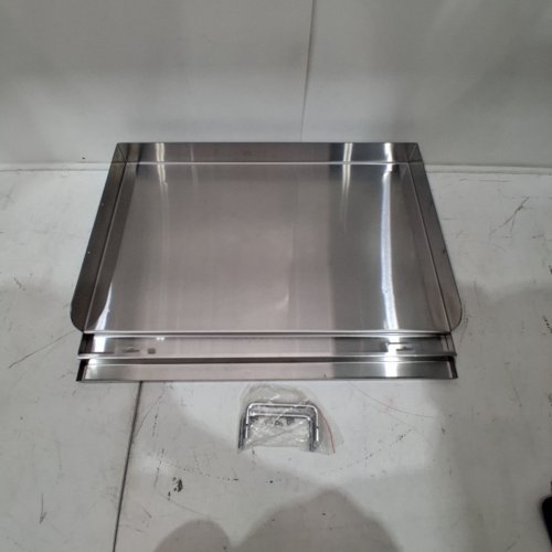 FLAT-TOP GRIDDLE PLATE INSERT - 23" X 16" - SILVER image 2