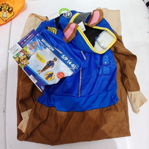 2PC BOYS DISGUISE PAW PATROL CHASE TODDLER COSTUME - SMALL (4-6) - BLUE / BROWN image 2