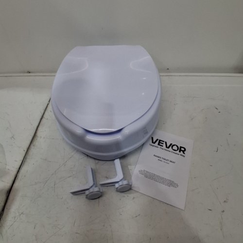 RAISED TOILET SEAT RISER - 4" RAISED - WHITE - (MODEL: FBL760600) image 2