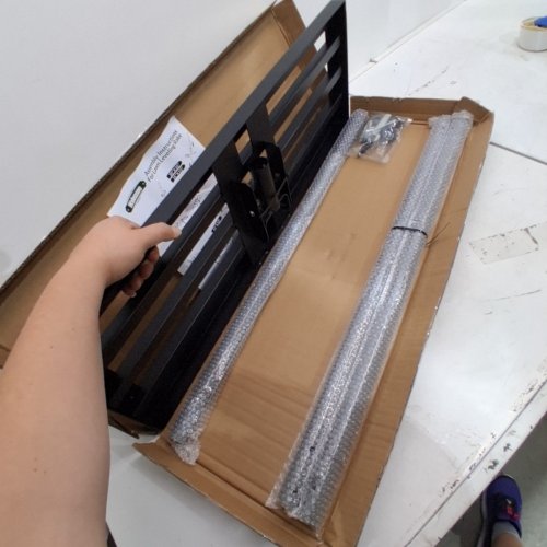WALENSEE HEAVY DUTY LAWN LEVELING RAKE - 7FT 30" X 10" - BLACK image 3