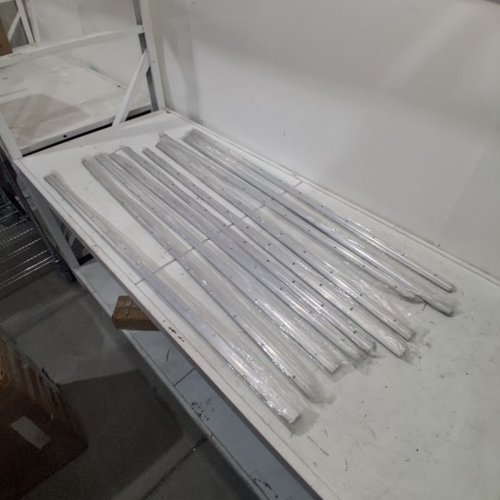 60PK METAL FRENCH CLEAT MOULDING - 1" X 48" - SILVER image 3