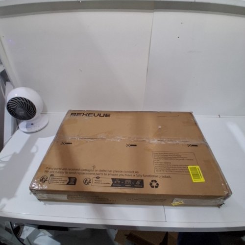 BEXEVUE L SHAPED COMPUTER DESK WITH POWER OUTLETS - 40" - WHITE image 5