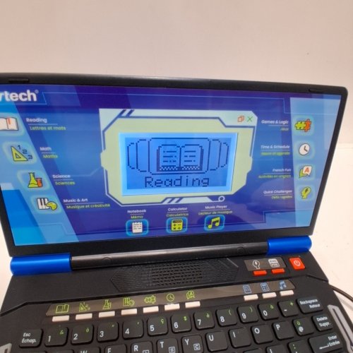 KIDS VTECH GENIO BILINGUAL JUNIORBOOK LAPTOP - 5+ YEARS - BLUE (MODEL: ‎80-581246) image 2