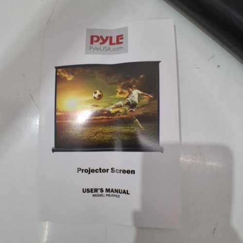 PYLE PRJTP53 TABLE TOP 50" PULL UP PROJECTOR SCREEN image 3