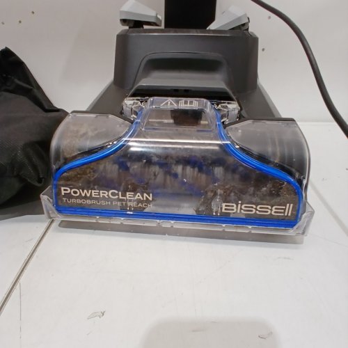 BISSELL POWERCLEAN TURBOBRUSH PET REACH UPRIGHT CARPET CLEANER - BLACK/BLUE (MODEL: 3946C) image 4
