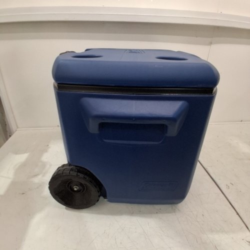 COLEMAN CHILLER COOLER WITH WHEELS - 60QT/57L - DARK BLUE/BLACK (MODEL: 2231508) image 6