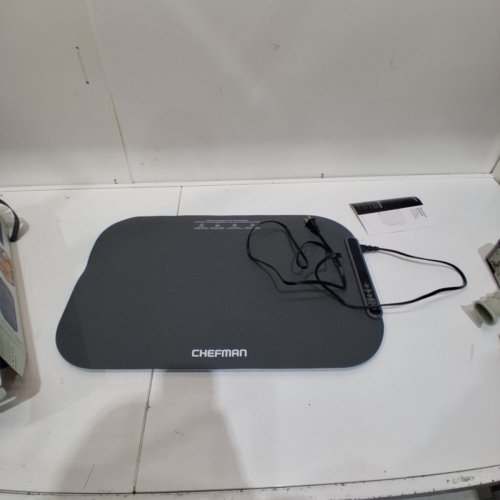 CHEFMAN ROLL N' GO ELECTRIC WARMING SILICONE MAT - 24" X 16" - GREY (MODEL: RJ22-S-GREY-CA) image 3