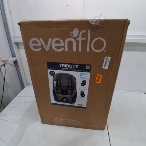EVENFLO TRIBUTE LX CONVERTIBLE CAR SEAT - 40LBS CAP - SATURN GREY (MODEL: 38111190C) image 5