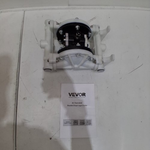 AIR-OPERATED DOUBLE DIAPHRAM PUMP 1/2INCH OUTLET - 13GPM MAX - 100PSI (MODEL: QBY-15PP) image 2