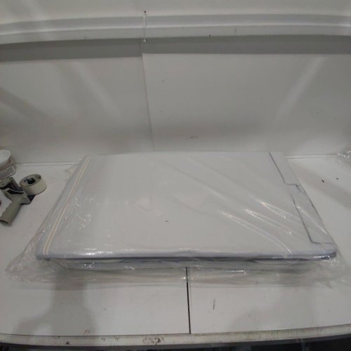 PORTABLE FOLDABLE ADJUSTABLE HEIGHT BABY CHANGING TABLE WITH DRAWERS - 38" - 40" - WHITE/GREY (MODEL: BCT001) image 3