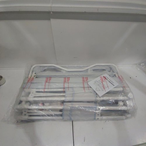 PORTABLE FOLDABLE ADJUSTABLE HEIGHT BABY CHANGING TABLE WITH DRAWERS - 38" - 40" - WHITE/GREY (MODEL: BCT001) image 4
