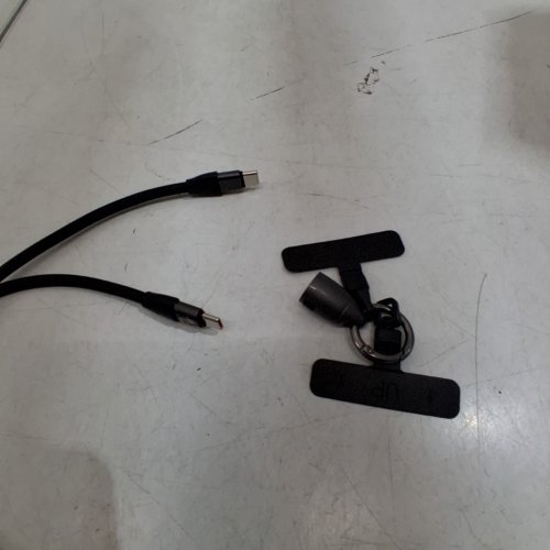 2-IN-1 NESTELLE FAST CHARGING LANYARD USB C CHARGER AND DATA TRANSFER CABLE - 240W - 1.2M - BLACK image 3