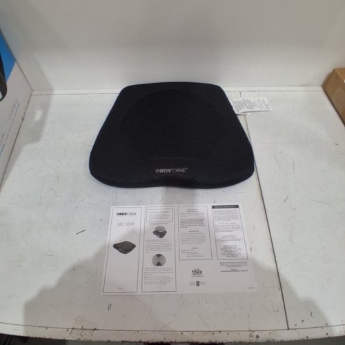 OBUSFORME GEL SEAT CUSHION FOR POSTURE SUPPORT - 14" X 12.5" - BLACK (MODEL: ST-GEL-01D) image 2