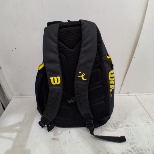 WILSON AVP BEACH VOLLEYBALL BACKPACK - BLACK/YELLOW image 5