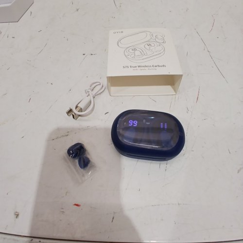 OYIB TRUE WIRELESS BLUETOOTH EARBUDS WITH CHARGING CASE - DARK BLUE (MODEL: S75) image 3