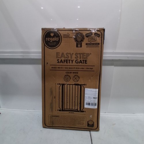 REGALO EASY STEP SAFETY GATE - 29"- 38.5" - WHITE (MODEL : 1160-DS) image 3