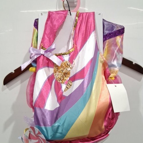 6PC GIRLS GOODMARK CANDY GIRL COSTUME - SMALL (4-6) - ASSORTED COLOURS (STYLE: CA84949M) image 2