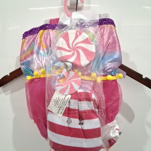 6PC GIRLS GOODMARK CANDY GIRL COSTUME - SMALL (4-6) - ASSORTED COLOURS (STYLE: CA84949M) image 3