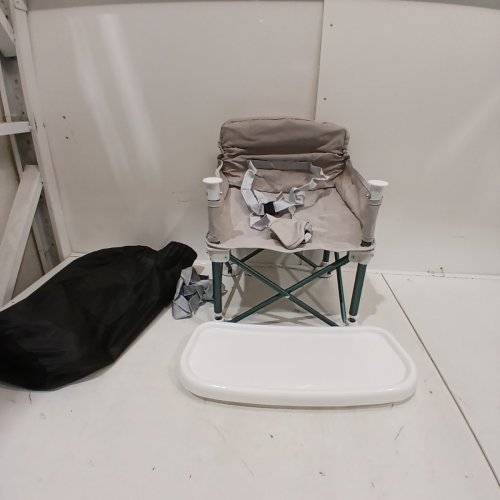 PANDAEAR PORTABLE INFANT HIGH-CHAIR - GREY/WHITE image 2