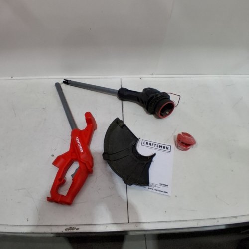 CRAFTSMAN CORDED STRING TRIMMER/EDGER, WEED WACKER FOR LAWN MAINTENANCE - 12" - 3.5 AMP - RED/BLACK (MODEL: CMEST900) image 3