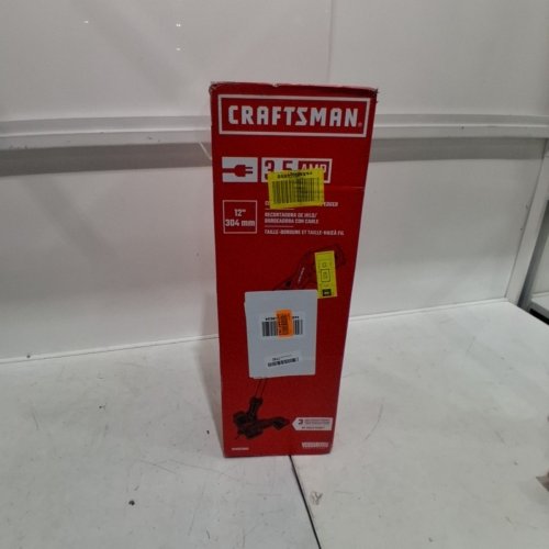 CRAFTSMAN CORDED STRING TRIMMER/EDGER, WEED WACKER FOR LAWN MAINTENANCE - 12" - 3.5 AMP - RED/BLACK (MODEL: CMEST900) image 5