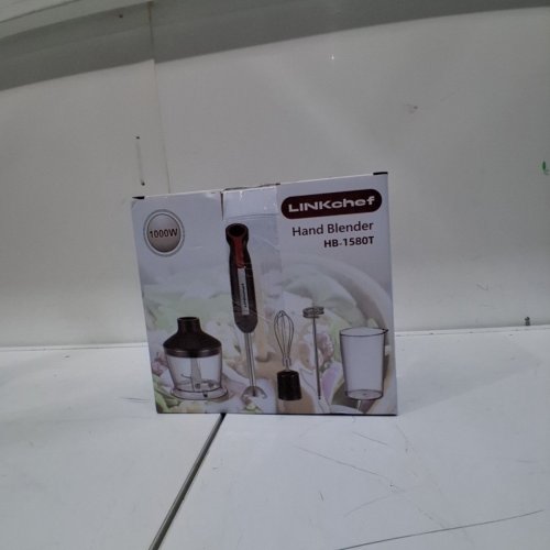 LINKCHEF 5-IN-1 IMMERSION BLENDER SET - 1000W, 120 V 60HZ - BLACK / RED (MODEL: HB-1580T) image 5