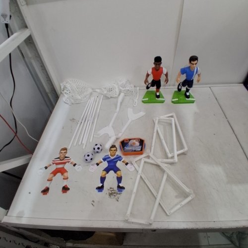 POWERSHOTS DOUBLE STRIKE SOCCER TABLETOP GAME - BLUE/RED/WHITE (MODEL: 1851554) image 2