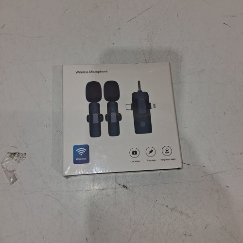 3PC WIRELESS LAVALIER MICROPHONE SET - BLACK image 2