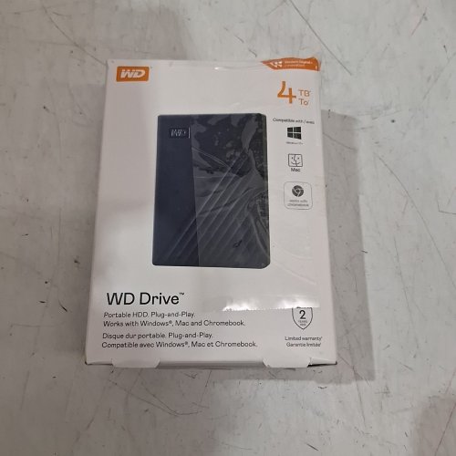 WESTERN DIGITAL DRIVE - PORTABLE HARD DRIVE PLUG-AND-PLAY STORAGE FOR YOUR WINDOWS, MAC AND CHROMEBOOK - USB 3.2, USB 2.0 - 4TB - BLUE (MODEL: WDBCTC0040BBL-WEWM) image 6