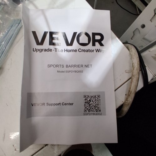 VEVOR SPORTS BARRIER NET-BLACK/RED (MODEL: SSPDYBQ002) image 3