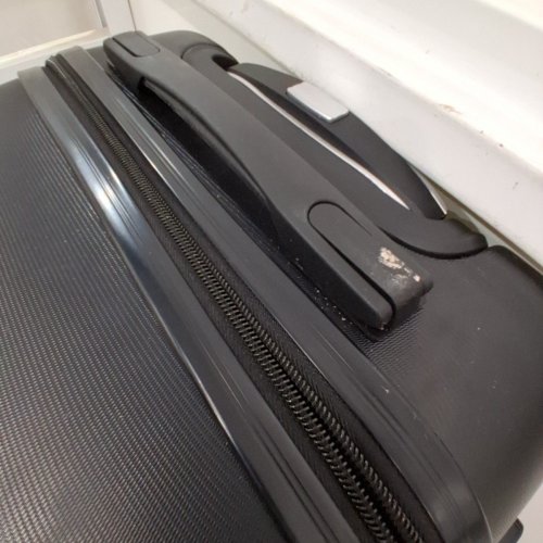 YOETEY SPINNER CARRY-ON LUGGAGE SUITCASE WITH TSA LOCK AND REINFORCED CORNERS - 22" - BLACK (MODEL: ACV-BK20-TTX) image 3