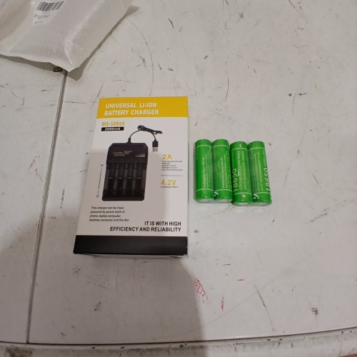 5PC UNIVERSAL LI-ION BATTERY CHARGER WITH BATTERIES - 2A / 4.2 V (MODEL: MS-5D84A) image 6