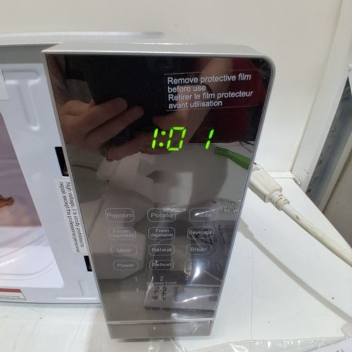 TOTAL CHEF COUNTERTOP MICROWAVE OVEN WITH DIGITAL TOUCH CONTROLS - 700W - 0.7 CU FT - STAINLESS STEEL (MODEL: TCMO-07-SS) image 2