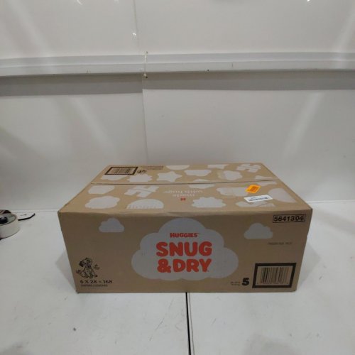 168PK BABY DISNEY HUGGIES SNUG AND DRY DIAPERS - SIZE 5 - MICKEY MOUSE image 2