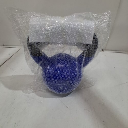 YES4ALL PVC KETTLE BELL WITH RUBBER BOTTOM - 20 LBS - BLUE image 3