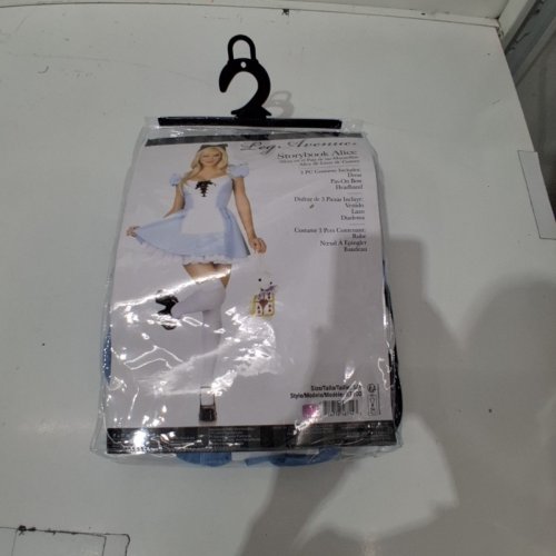 3PC WOMENS LEG AVENUE STORYBOOK ALICE COSTUME WITH HEADBAND- SMALL - BLUE (STYLE: 87160) image 2
