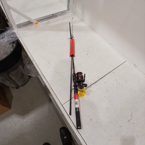 2PC UGLY STIK ELITE SPINNING COMBO AND REEL - 7FT - 6-14 LBS - BLACK / RED (MODEL:35CBO) image 3