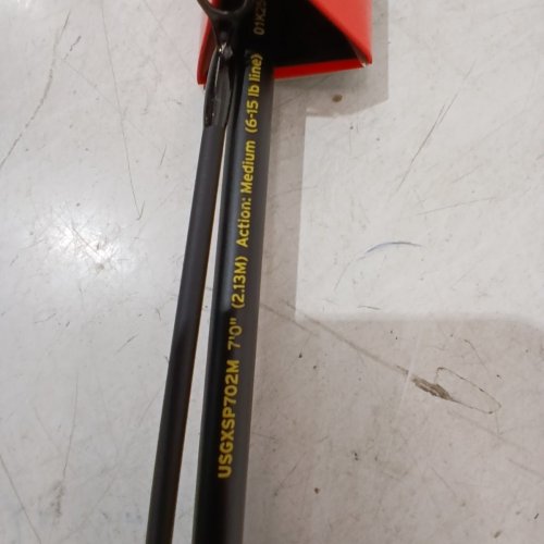 2PC UGLY STIK ELITE SPINNING COMBO AND REEL - 7FT - 6-14 LBS - BLACK / RED (MODEL:35CBO) image 5