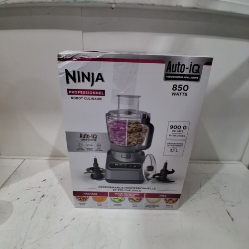 NINJA PROFESSIONAL PLUS FOOD PROCESSOR WITH AUTO-IQ PRESET PROGRAMS - 850-WATTS - BLACK (MODEL: BN600C) image 5
