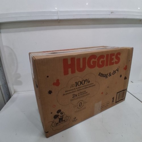 256PK HUGGIES SNUG AND DRY DIAPERS WITH TRIPLE LAYER PROTECTION - SIZE 1 image 2
