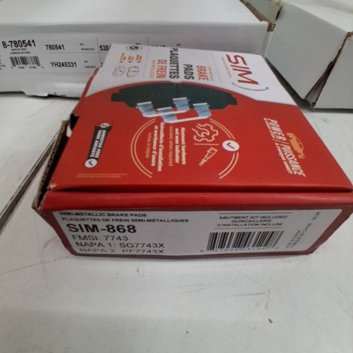 CMX DISC BRAKE ROTORS WITH SIM BREAK PADS FOR SELECTED MODELS (MODEL: 8-780541 / SIM-868) image 6