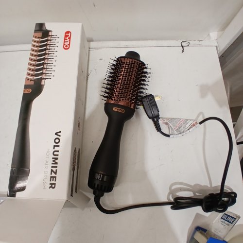 TYMO VOLUMIZER HOT AIR BRUSH 3-IN-1 DRY & VOLUMIZE & STRAIGHTEN - BLACK image 3