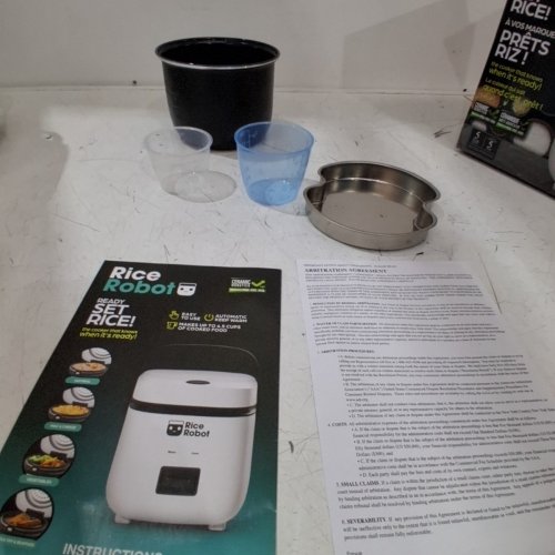 RICE ROBOT RICE COOKER - 1.2L - WHITE (MODEL: WD-2524) image 5