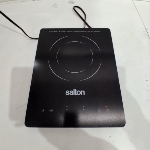SALTON SLIM INDUCTION COOKTOP ENERGY EFFICIENT - 1500W - 60°C TO 240°C - BLACK (MODEL: ID2066) image 2