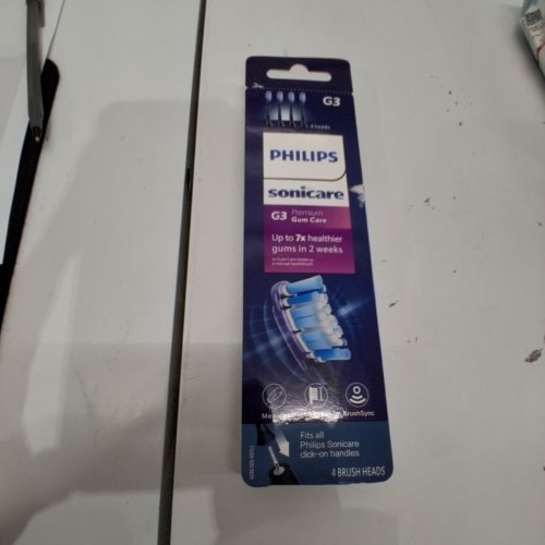 4PK PHILIPS G3 PREMIUM GUM CARE SONICARE REPLACEMENT TOOTHBRUSH HEADS (STYLE: G3) BLACK image 2