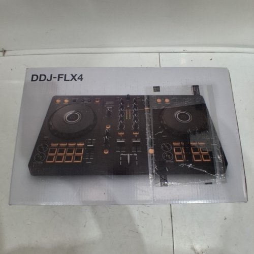 PIONEER DJ 2 CHANNEL MIXER SYSTEM WITH 2 DECKS - 8 PERFORMANCE PADS - GRAPHITE (MODEL: DDJ-FLX4) image 4