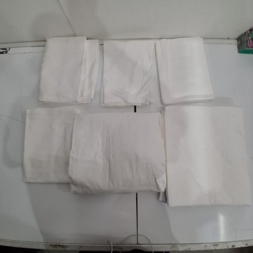 6PC GLUCKSTEIN STUDIO BERKELEY SHEET SET - QUEEN - WHITE (MODEL: 2200101) image 2