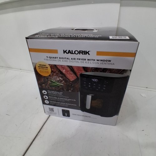 KALORIK AIR FRYER WITH DIGITAL TOUCHSCREEN DISPLAY - 7QT/ 1500W- BLACK (MODEL: FT52324BK43) image 6