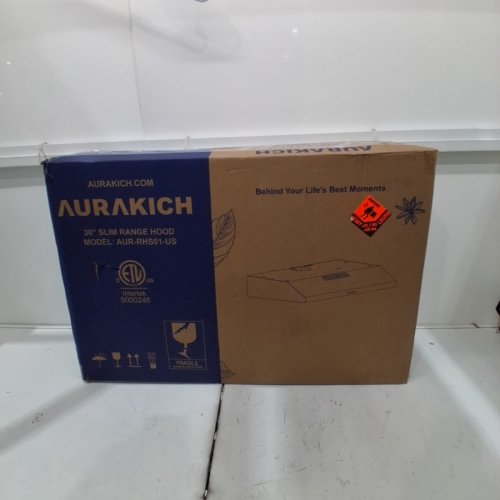 AURAKICH RANGE KITCHEN HOOD WITH TRUE-COLOR COMPLETE EXHAUST KIT - 620CFM - 5500K LED - 30" - SILVER - (MODEL: AUR-RHB01-US) image 4