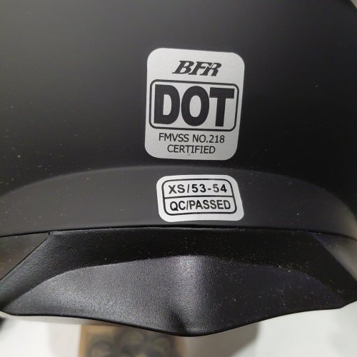 BFR FULL FACE MODULAR FLIP UP MOTORCYCLE HELMET - EXTRA SMALL - MATTE BLACK (ITEM: 160) image 5